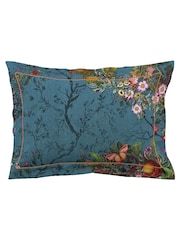 Timorous Beasties Blue Bloomsbury Garden 100% Cotton Duvet Cover and Pillowcase Set - Image 5 of 5