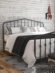 Novogratz Grey Bushwick Metal Bed Frame - Image 2 of 5