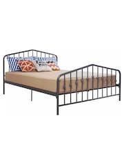 Novogratz Grey Bushwick Metal Bed Frame - Image 4 of 5