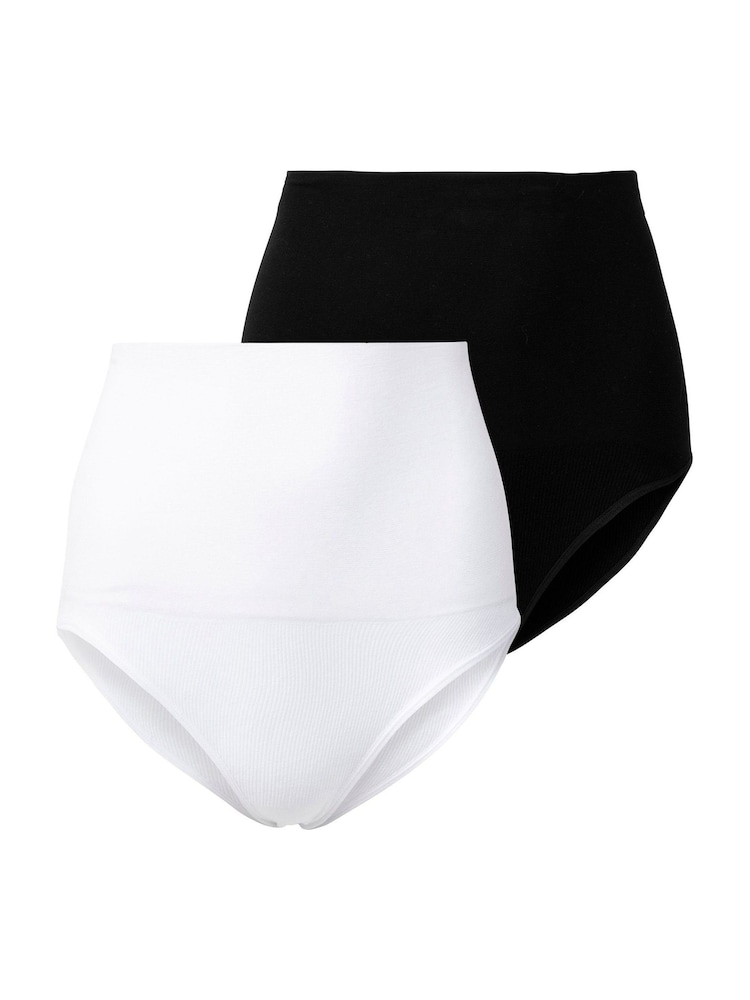 Seraphine Black & White Post Maternity Shaping Briefs –Twin Pack - Image 1 of 9