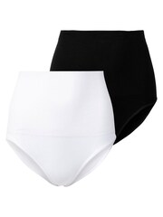 Seraphine Black & White Post Maternity Shaping Briefs –Twin Pack - Image 9 of 9