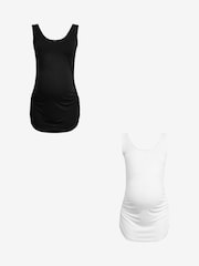 Seraphine Black Maternity & Nursing Tops - Twin Pack - Image 1 of 10