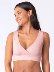 Seraphine Black Bamboo Maternity & Nursing Sleep Bras – Twin Pack - Image 2 of 3