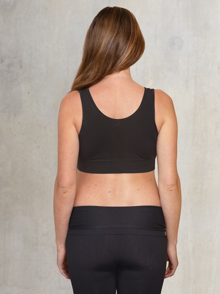 Seraphine Black Maternity & Nursing Sleep Bras – Twin Pack - Imagen 7 de 7