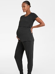 Seraphine Grey Maternity And Nursing 4 PIece Hospital Nightwear Bundle - Image 2 of 11