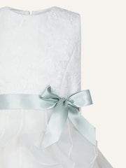 Monsoon Natural Lace Ruffle Dress - Image 2 of 2