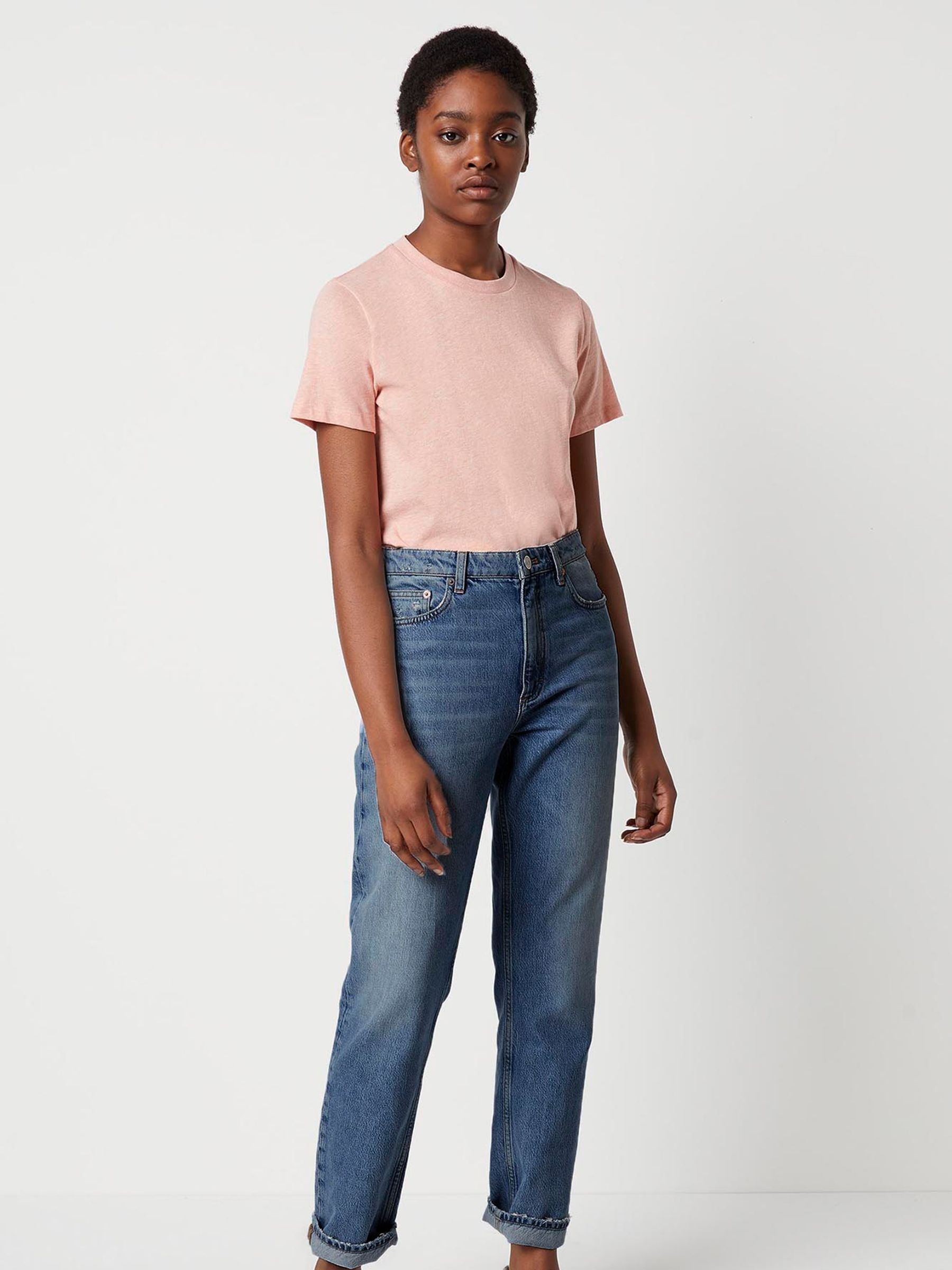 Stretchy straight leg jeans outlet