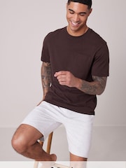 Grey/Brown Jersey Pyjama Shorts Set 2 Pack - Image 18 of 19