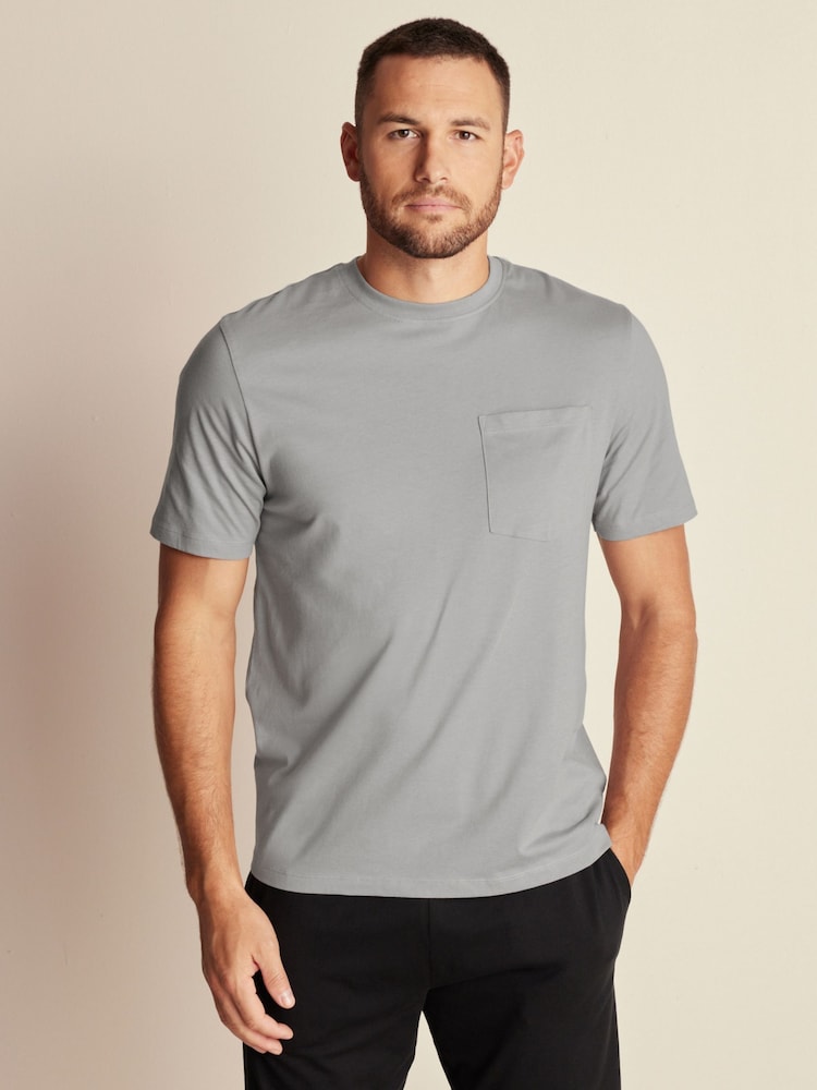 Grey/Brown Jersey Pyjama Shorts Set 2 Pack - Image 2 of 19