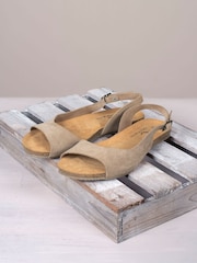 Celtic & Co. Sling Back Flat Sandals - Image 5 of 5