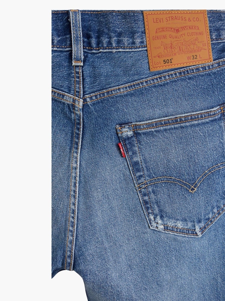 Levi's® Dark Wash 501® Denim Shorts - Image 8 of 8