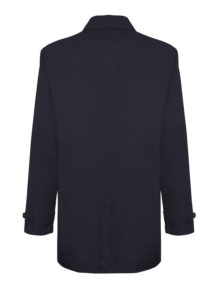 Geox Mens Blue Bayle Captain Jacket - Image 2 of 4 Geox Mens Blue Bayle Captain Jacket - Image 2 of 4