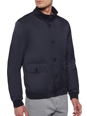 Geox Mens Blue Tevere Val Bomber Captain Jacket - Image 1 of 5