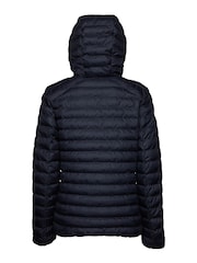 Geox Womens Blue Eraklia Short Jacket - Image 3 of 5