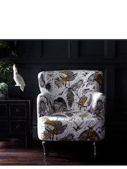 Emma Shipley Gold Dalston Audubon Velvet Chair - Image 1 of 4
