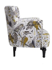 Emma Shipley Gold Dalston Audubon Velvet Chair - Image 3 of 4