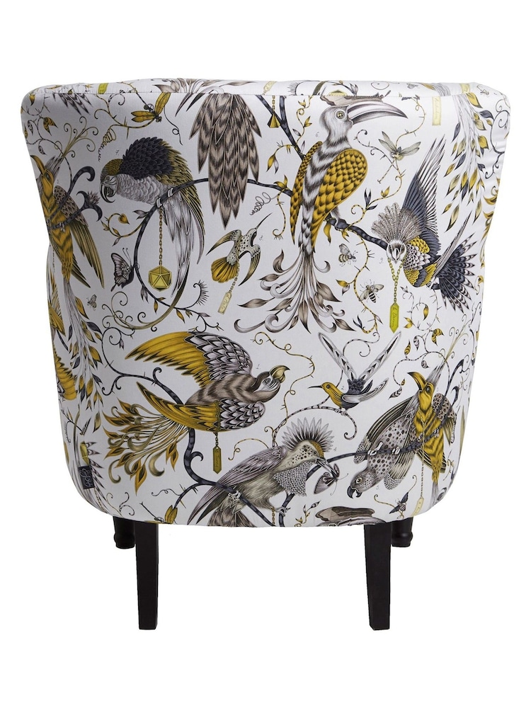 Emma Shipley Gold Dalston Audubon Velvet Chair - Image 4 of 4