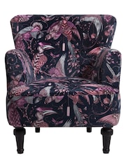 Emma Shipley Pink Dalston Audubon Velvet Chair - Image 2 of 4