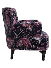 Emma Shipley Pink Dalston Audubon Velvet Chair - Image 4 of 4