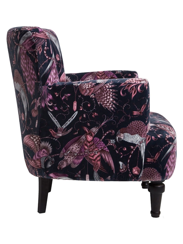 Emma Shipley Pink Dalston Audubon Velvet Chair - Image 4 of 4