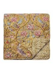 Morris & Co. Saffron Yellow Seasons by May 200 Thread Count Quilted 100% Cotton Throw - Image 1 of 3