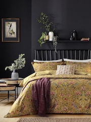 Morris & Co. Saffron Yellow Seasons by May 200 Thread Count Quilted 100% Cotton Throw - Image 2 of 3