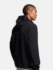Lyle & Scott Black Mesh Backed Nylon Overhead Jacket - Image 2 of 5