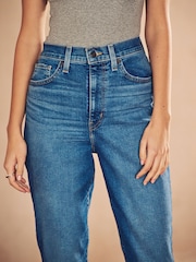 Levi's® Medium Indigo Worn In High-Waisted Mom Jeans - Image 4 of 5