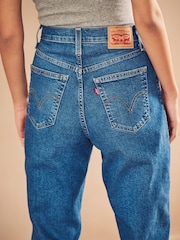 Levi's® Medium Indigo Worn In High-Waisted Mom Jeans - Image 5 of 5