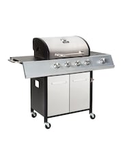 Charles Bentley Silver 5 Burner Premium Gas BBQ - Image 2 of 4