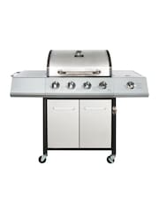 Charles Bentley Silver 5 Burner Premium Gas BBQ - Image 3 of 4