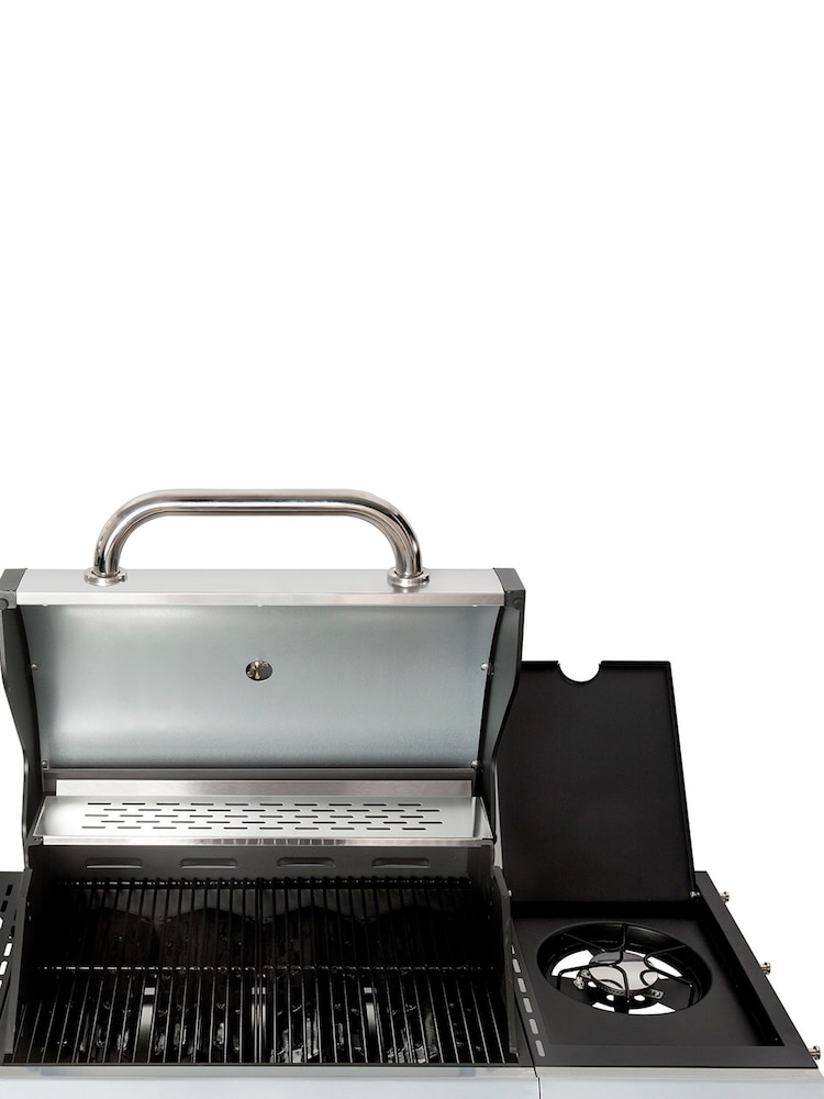 Charles Bentley Silver 5 Burner Premium Gas BBQ - Image 4 of 4