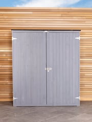 Charles Bentley Grey Garden Chest Storage Shed - Image 2 of 6
