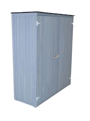 Charles Bentley Grey Garden Chest Storage Shed - Image 3 of 6