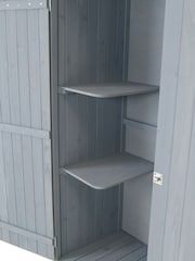 Charles Bentley Grey Garden Chest Storage Shed - Image 6 of 6