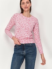 M&Co Pink Crew Neck Jumper - Image 1 of 3