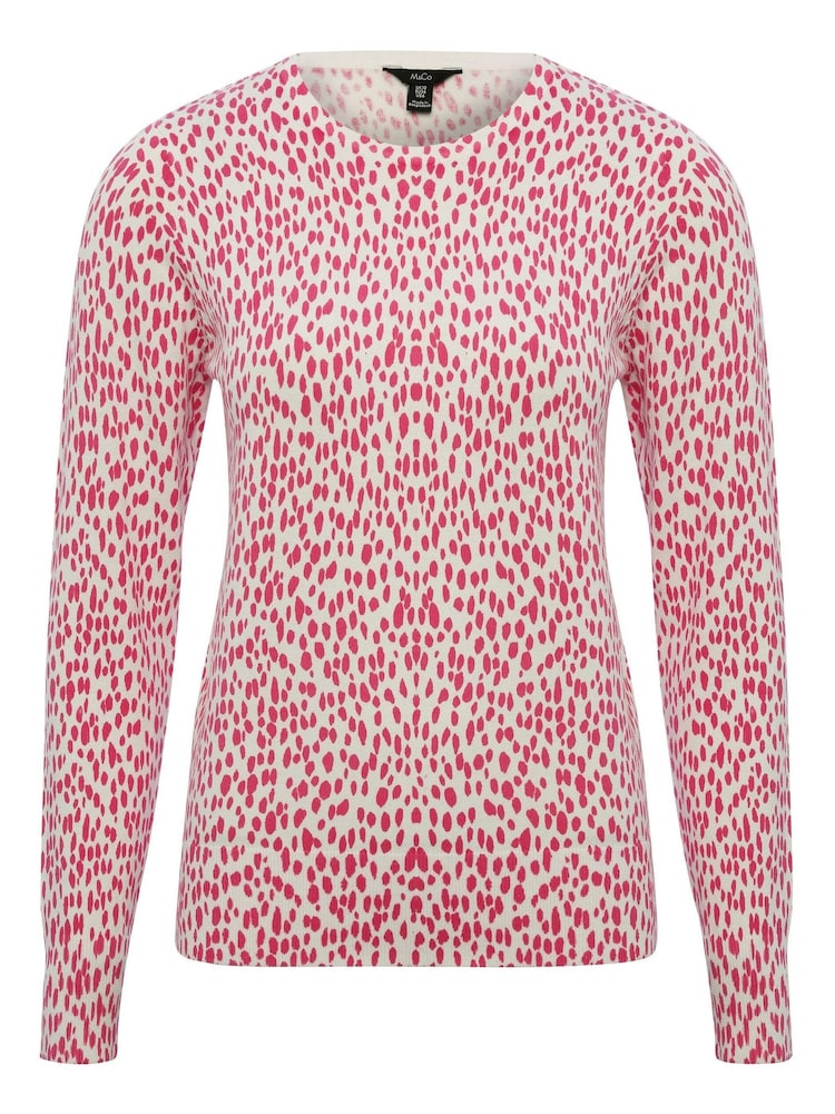 M&Co Pink Crew Neck Jumper - Image 3 of 3