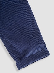 JoJo Maman Bébé Navy Blue Chunky Cord Pull-On Trousers - Image 6 of 6