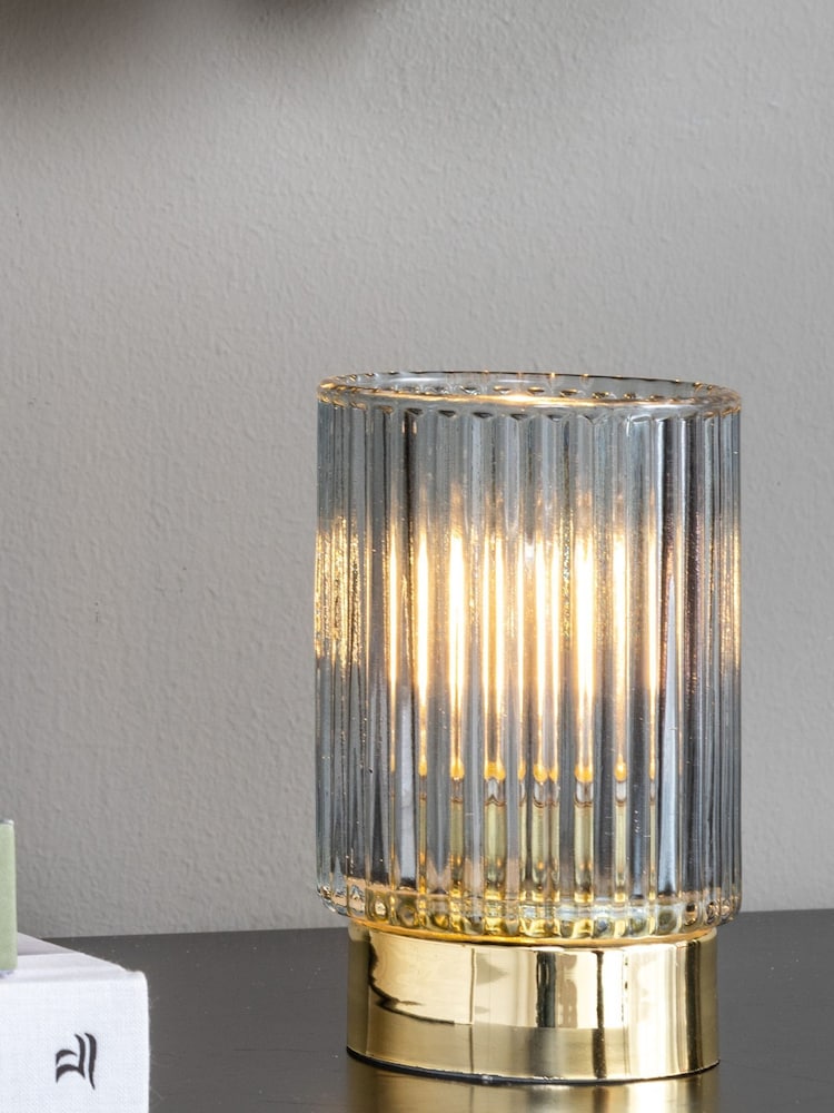 pt, Grey LED Votive Candle Holder - Image 1 of 4