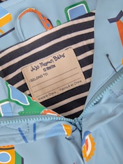 JoJo Maman Bébé Blue Transport Waterproof Jacket - Image 2 of 3