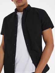 Jacamo Black 100% Cotton Oxford Shirt - Image 1 of 4
