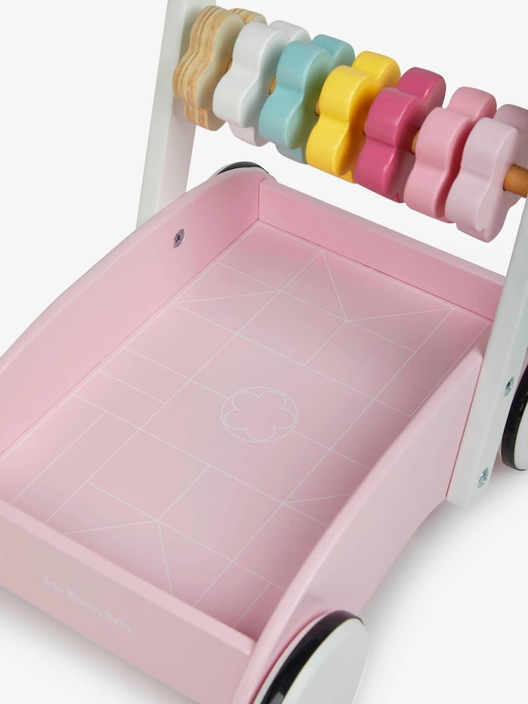 JoJo Maman Bébé Pink Baby Walker - Image 6 of 6