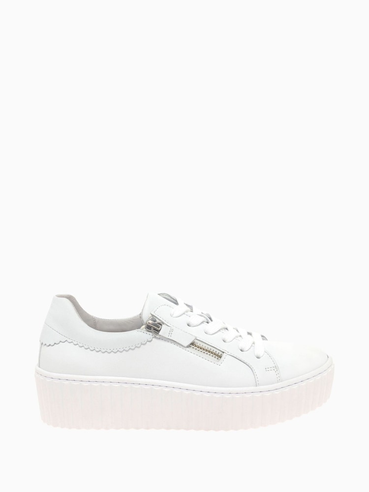 Gabor Dolly Leather Trainers - Image 1 of 5