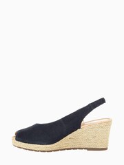 Gabor Dark Blue Tandy Suede Sandals - Image 2 of 5