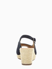Gabor Dark Blue Tandy Suede Sandals - Image 5 of 5