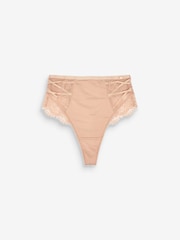 Lipsy Nude Thong Tummy Control Shaping Knickers - Image 5 of 5