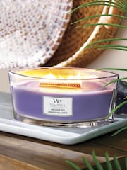 Woodwick Purple Ellipse Lavender Spa Scented Candle - Image 1 of 2
