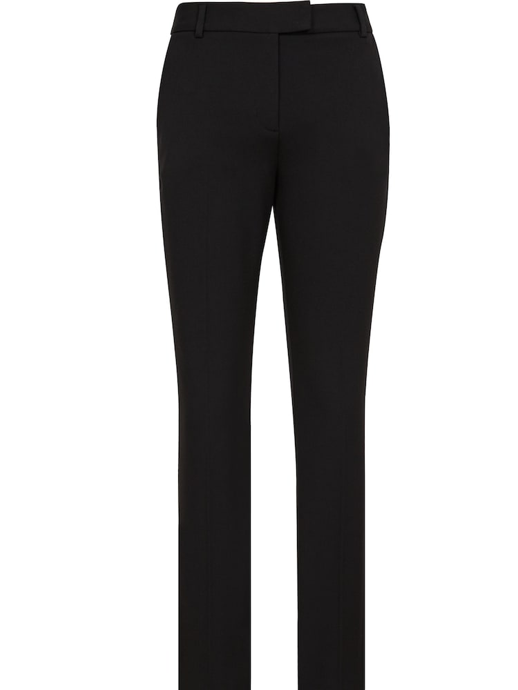 Reiss Black Joanne Cropped Tailored Trousers - Image 2 of 6