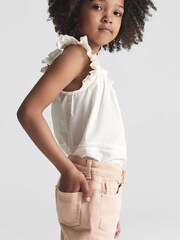 Reiss Apricot Febe Jr Kick Flared Jeans - Image 3 of 6