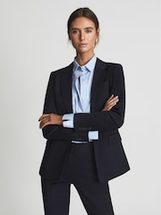 Reiss Navy Hayes Single Breasted Blazer - Image 3 of 6